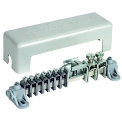 DEHN 563040 Equipotential Bonding Busbar 7 x 2.5-25sq-mm 200mm W 56mm D 66mm H