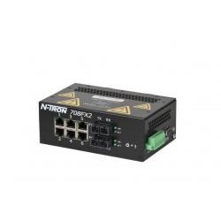 Red Lion 708FX2-SC Managed Industrial Ethernet Switch 6 x 10/100 Base-TX RJ45 2 x 100 Base-FX -Port 10-30VDC