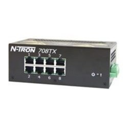 Red Lion 708TX Managed Industrial Ethernet Switch 30VDC