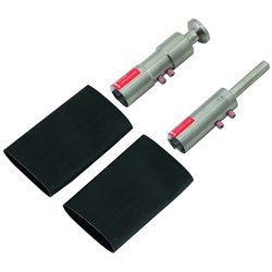 DEHN 819145 Connection Element 23mm M6 x 8mm Bolt 13mm W 3mm D 25mm H Stainless Steel