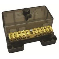 IPD A100/10 Enclosure Neutral Link 100 A 10 Black (7) 16 sq-mm (3) 25 sq-mm