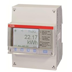 ABB A41-111-100 Electricity Meter 80A 1PH 1 Digital Output I/OPulse Steel