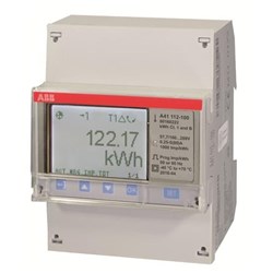 ABB A41-112-100 Electricity Meter 80A 1PH 1 Digital Output I/OPulse Steel