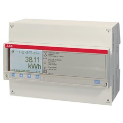 ABB A43-512-100 ThreePHase Electricity Meter 80A 3PH 4 Digital Inputs/Outputs I/O Platinum
