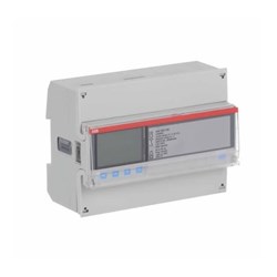 ABB A44-552-100 ThreePHase Electricity Meter 6A 3PH 4 Digital Inputs/Outputs I/O Platinum