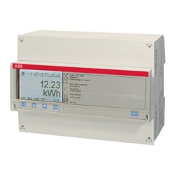 ABB A44-553-100 ThreePHase Electricity Meter 1A 3PH 4 Digital Inputs/Outputs I/OPulse Platinum