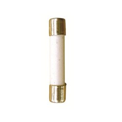 IPD AGDD6.3 Miniature Fuse Link 6.3A 250VAC M205 Fuse 5mm Dia x 20mm L 1500A Interrupt Ceramic Time Delay