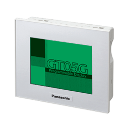 Panasonic AIG05MQ05D Compact Programmable Display 3.5 in STN Monochrome LCD 21.6-26.4VDC