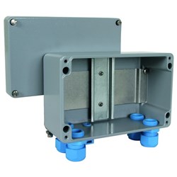 DEHN ALGA5X Aluminum Enclosure Aluminum 160W 100H 85D IP65 6 -Module