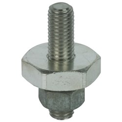 DEHN ASSCHRM1665 Bolted-Type Connector With Nut 42A 41mm Stud Bolt Thread Bolt Mount M16x65mm SS