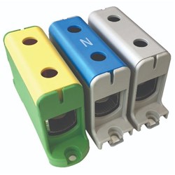 ABB ATB1501 Active Terminal Block 2 -Connection Aluminium 150sq-mm 320A Cu 290A AL Grey