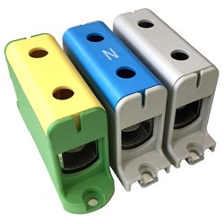 ABB ATB2401 Active Terminal Block 2 -Connection Aluminium 240sq-mm 425A Cu 380A AL Grey