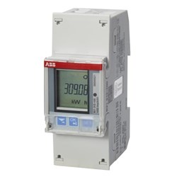 ABB B21-312-100 Electricity Meter 65A 1PH 2 Digital Inputs/Outputs I/OPulse Silver