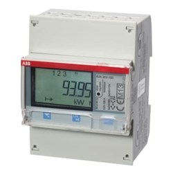 ABB B24 ADVANCED COMPACT DIN-RAIL METER 'SILVER', M-BUS THREE-PHASE, 6A, 3P / 4P, IP20 B24-311-300