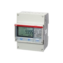 ABB B24-352-100 ThreePHase Electricity Meter 1A 3PH 2 Digital Inputs/Outputs I/OPulse Silver