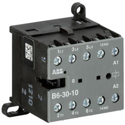 ABB B6301001 Mini Contactor 3P 4A 6kW 24VAC Screw DIN Rail Wall Mount