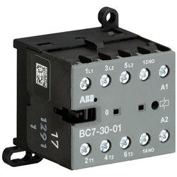 ABB BC7300101 Mini Contactor 3P 6A 5.5kW 24VAC Screw DIN Rail Wall Mount