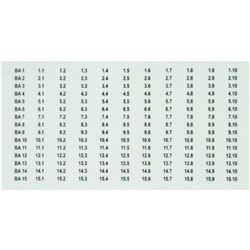 DEHN BSBA1BA15BXT Marking System 13mm W 7mm H Transparent