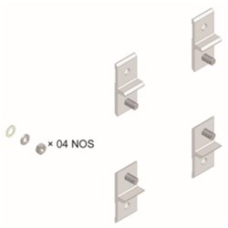 ELSTEEL BWB50594 Wall Mount Bracket Set For: 50594 Mild Steel Enclosures