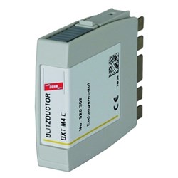DEHN BXTM4E Earthing Module 10kA Plug-In Device Mount 12mm W 51mm D 45mm H Polyamide Grey IP20