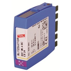 DEHN BXTML4BCEX24 Lightning Current Arrester 4kA 1kA 0.5A 24V 6.4MHz 45mm H