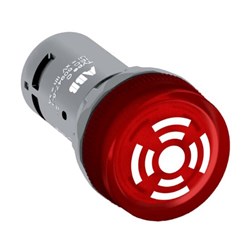 ABB CB1-613R Buzzer Illuminated 230VAC/DC Red Pulsation Output 70mA 60mcd