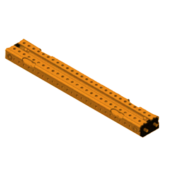 Elsteel CBS23201A Cross Bar 300mmL Mild Steel RAL2000 Orange