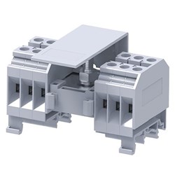 Connectwell CDB6/3 Modular Distribution Block Polyamide 1.5-6sq-mm 800V 82A Input 41A Output Grey
