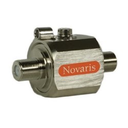Novaris CF-FF-90-3 F-Type DIN RF Protector 20kA 50kA 90VDC 3GHz F-Type Female 25mm H IP55