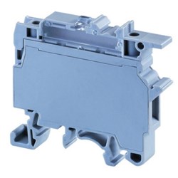 Connectwell CF4U Single Level Fuse Terminal Block Screw Clamp Terminal Single Level Fuse 0.2-4sq-mm 800V 6.3A Grey