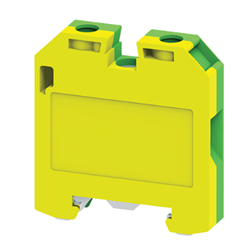 Connectwell CGMT4 Ground/Earth Terminal Block Polyamide 0.2-4sq-mm Green Yellow