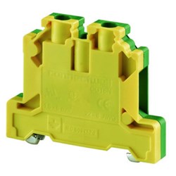 Connectwell CGT6N Ground/Earthing Terminal Block Screw Clamp Terminal 0.2-6sq-mm Green Yellow