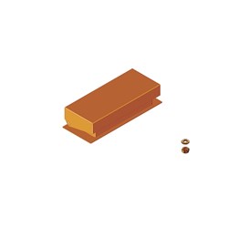 Elsteel CHM14621A Type A Chimney RAL2000 Orange 68W 196H