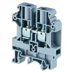 Connectwell CHV10U High Voltage Terminal Block Screw Clamp Terminal High Voltage Polyamide 0.2-10sq-mm 1000V 57A Grey