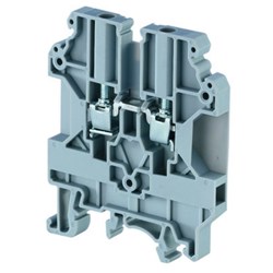 Connectwell CHV4U High Voltage Terminal Block Screw Clamp Terminal High Voltage Polyamide 0.2-4sq-mm 1000V 32A Grey