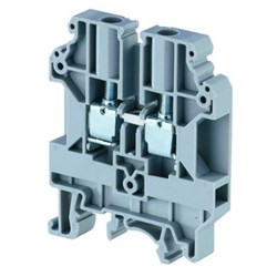 Connectwell CHV6U High Voltage Terminal Block Screw Clamp Terminal High Voltage Polyamide 0.2-4sq-mm 1000V 41A Grey
