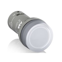 ABB CL2-515C Compact Pilot Light With Intergrated LED Clear 110-130VDC