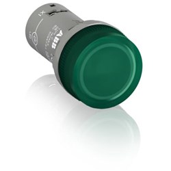 ABB CL2-515G Compact Pilot Light With Intergrated LED Green 110-130VDC