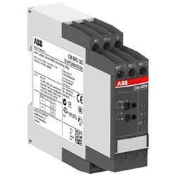 ABB CM-SRS.12S Current Monitoring Relay 0.3-1.5A 1-5A 3-15A 110-130VAC 1CO SPDT 4A