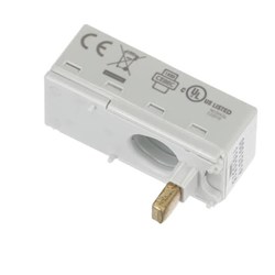 ABB CMS101PS Solid Core Current Sensor 18mm SMISSLINE with Twin Terminals Mount 0.1-40A For: Pro M and Smissline Devices