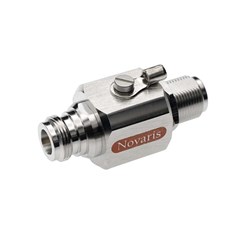 Novaris CN-FF-1000-3 Surge Protector 20kA 50kA 1000VDC 3GHz Brass Nickel Plated IP55