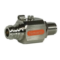 Novaris CN-FF-90-3 Surge Protector 20kA 50kA 90VDC 3GHz Brass Nickel Plated IP55