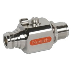 Novaris CN-MF-600-3 Surge Protector 20kA 50kA 600VDC 3GHz Brass Nickel Plated IP55