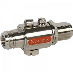 Novaris CN-MF-90-6 Surge Protector 20kA 90VDC 6GHz Brass Nickel Plated IP55