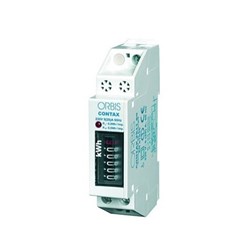 Orbis CONTAX2511S0-230 SinglePHase Power Meter 25A 115VAC IP66 DIN Rail Mount