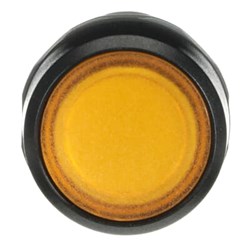ABB CP1-11Y-10 Compact Illuminated Pushbutton Flush Momentary Yellow 24VAC/DC 1NO Screw