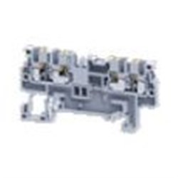 Connectwell CP1.5/4 Feed Through Push-In Block Spring Clamp Push-In 0.2-1.5sq-mm 600V 15A Grey