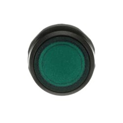 ABB CP2-12G-10 Compact Illuminated Pushbutton Flush Maintained Green 110-130VAC/DC 1NO Screw