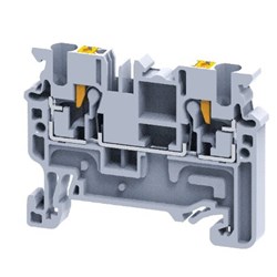 Connectwell CP2.5 Terminal Block Spring Clamp Push-In Terminal Feed Through 0.2-2.5sq-mm 1000V 24A Grey