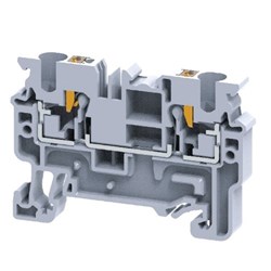 Connectwell CP4 Feed Through Push-In Block Spring Clamp Push-In Feed Through 0.2-4sq-mm 1000V 32A Grey